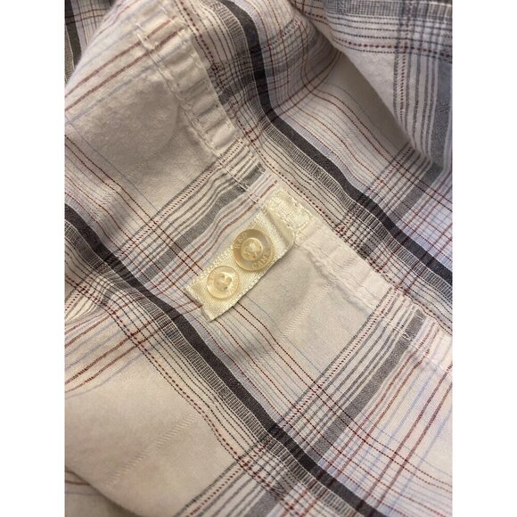 Red Camel Men’s Large Plaid Shirt Button Down Long Sleeves Casual - Picture 6 of 11